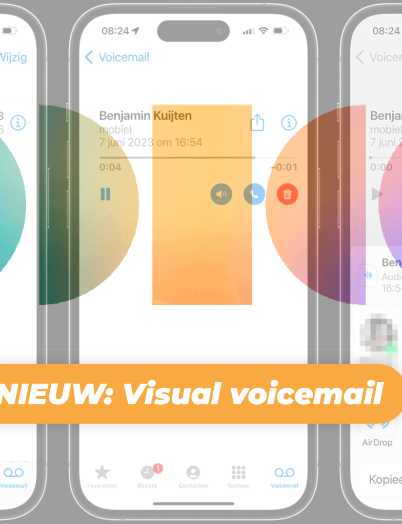 Visual Voicemail van Odido