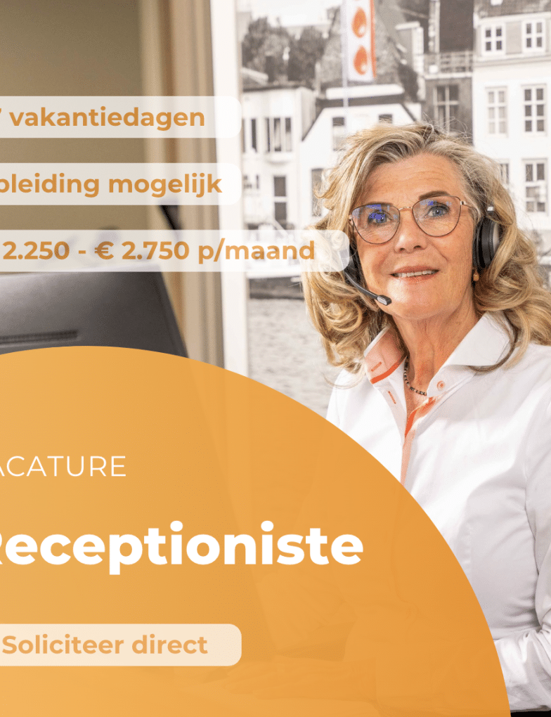 Vacature – Receptioniste / Telefoniste